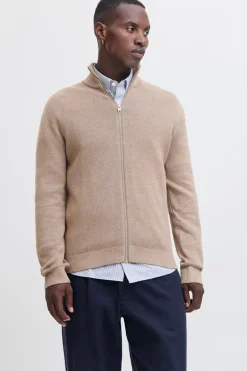 Jack & Jones Cárdigan de punto estructurado Beige