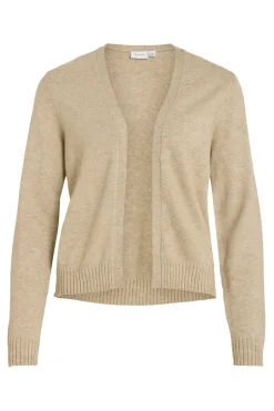 Vila Cárdigan largo de punto con viscosa Marr&oacute;n Sale