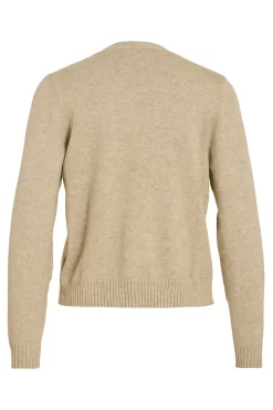 Vila Cárdigan largo de punto con viscosa Marr&oacute;n Sale