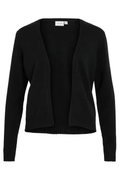 Vila Cárdigan largo de punto con viscosa Negro Hot