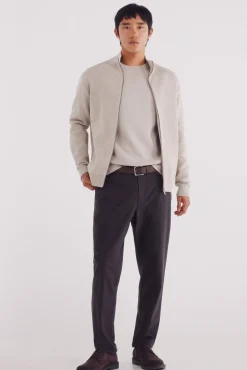 Springfield Cárdigan milano cremallera nude Online