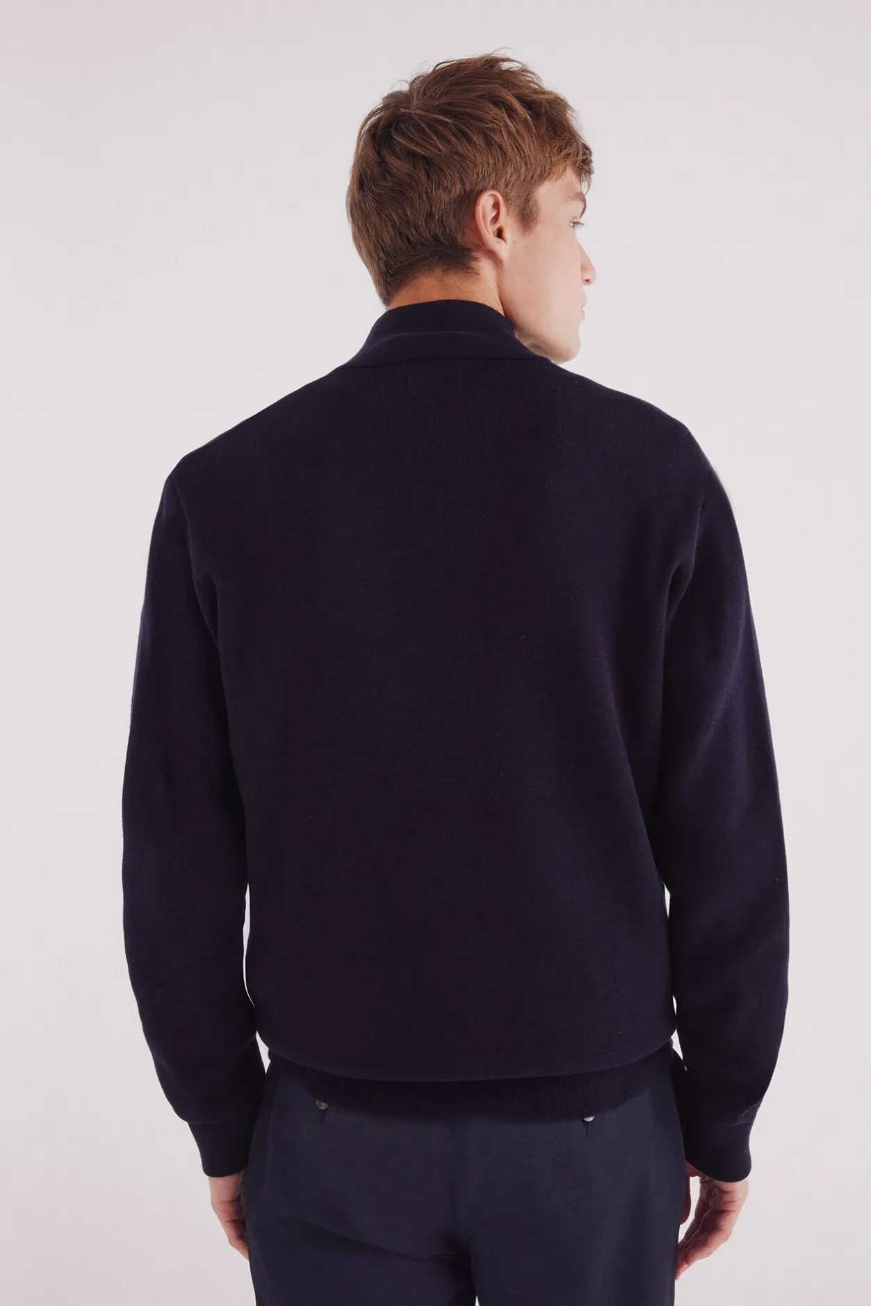 Springfield Cárdigan milano cremallera azul Discount