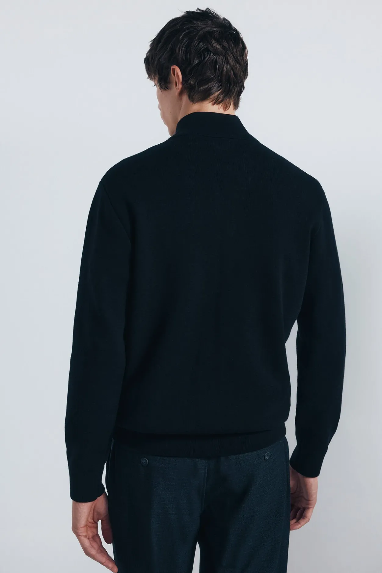 Springfield Cárdigan milano cremallera negro Outlet