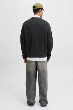 Jack & Jones Cárdigan Oversize gris Hot