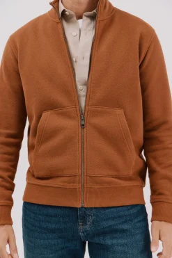 Cortefiel Cárdigan tejido estructura Marr&oacute;n Online