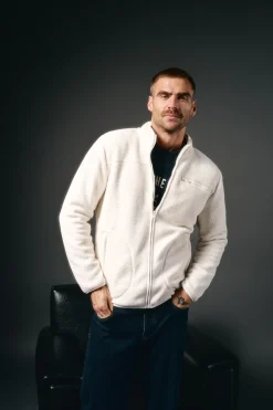 OOTO Cárdigan tejido sherpa Marfil Best