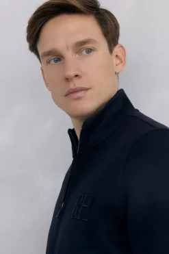 Pedro del Hierro Cárdigan tejido técnico Negro New