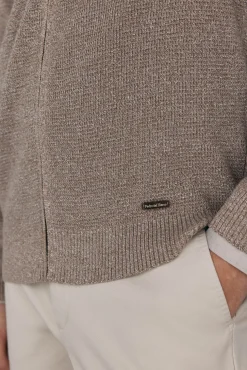 Pedro del Hierro Cárdigan torzal cremallera Beige Sale