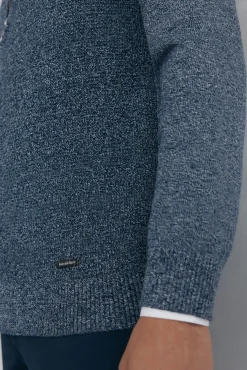 Pedro del Hierro Cárdigan torzal cremallera Azul Best