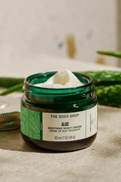 The Body Shop Crema De Noche Calmante De Aloe Multicolor Hot