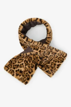 Cortefiel Cuello reversible leopardo Estampado marr&oacute;n Best
