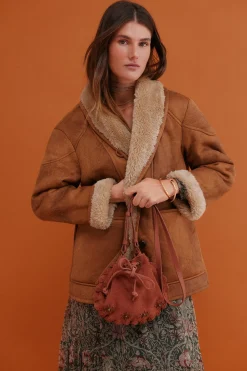 Hoss Intropia Daphne. Abrigo doble faz Camel Outlet