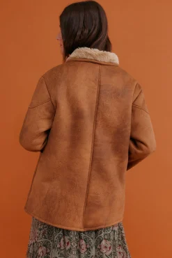 Hoss Intropia Daphne. Abrigo doble faz Camel Outlet