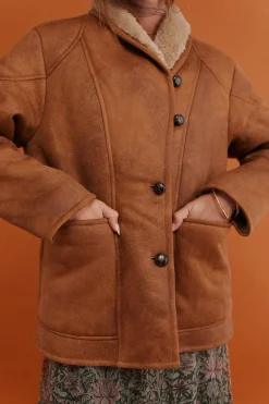 Hoss Intropia Daphne. Abrigo doble faz Camel Outlet