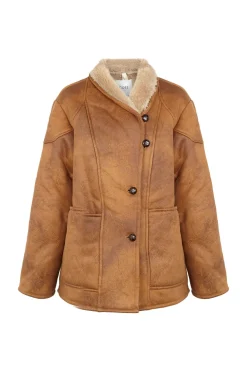 Hoss Intropia Daphne. Abrigo doble faz Camel Outlet