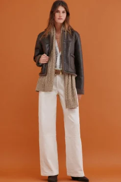 Hoss Intropia Delia. Chaqueta doble faz Marron oscuro Clearance