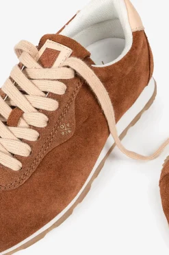 Popa Deportivo señora Kira Serraje Marr&oacute;n oscuro Sale