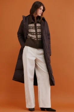 Hoss Intropia Diletta. Deportiva acolchada Marron Sale