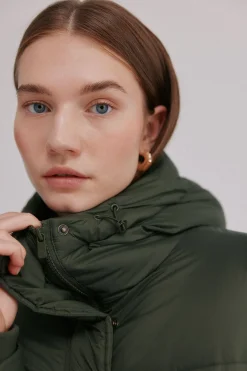 Hoss Intropia Diletta. Deportiva acolchada Kaki Hot