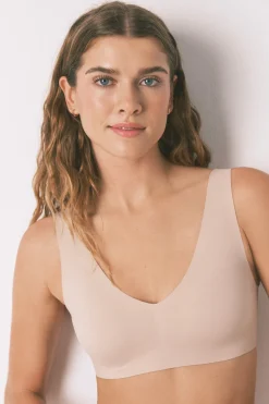 Women'secret DREAMY Sujetador microfibra beige