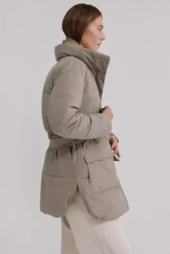 Hoss Intropia Dulia. Deportiva acolchada Kaki Online