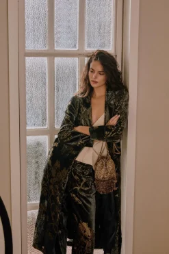 Hoss Intropia Elodie. Chaqueta jacquard Azul marino Hot