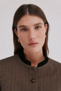 Hoss Intropia Emily. blazer entallada Marron New