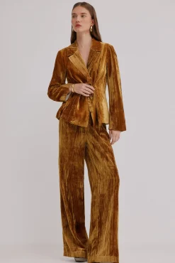 Hoss Intropia Erin. Blazer con lazada Dorado Discount