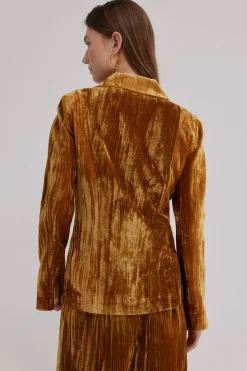 Hoss Intropia Erin. Blazer con lazada Dorado Discount