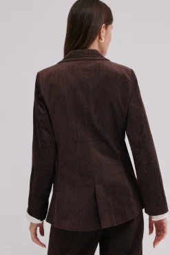 Hoss Intropia Esther. Blazer de pana Marron Discount
