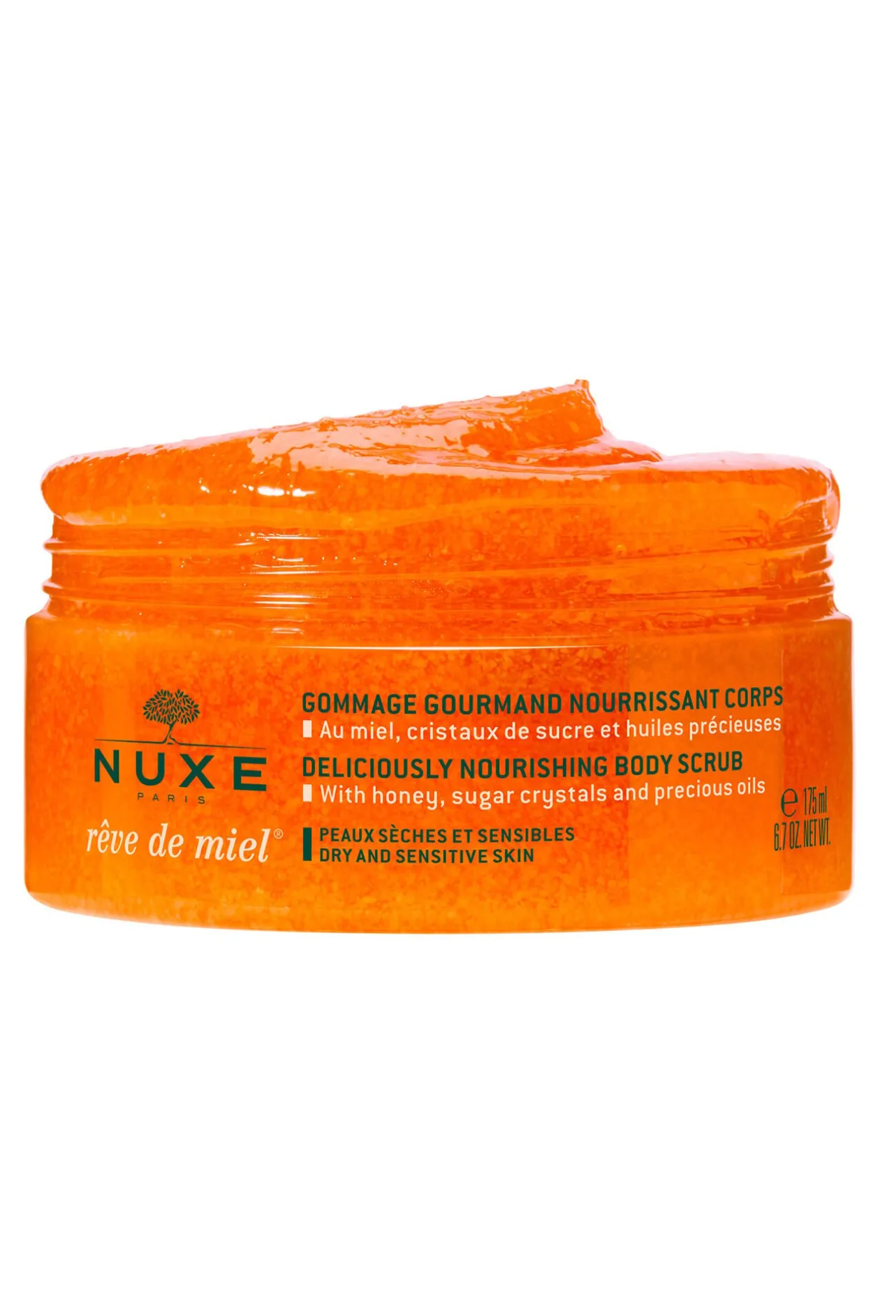 Nuxe Exfoliante corporal rêve de miel nutritivo 175 ml Naranja New