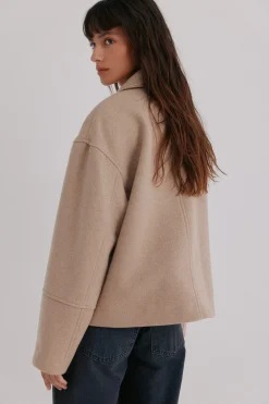 Hoss Intropia Fabiana. Abrigo corto Gris Sale