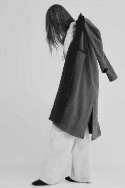 Hoss Intropia Fabrizia. Levita a cuadros Kaki Best