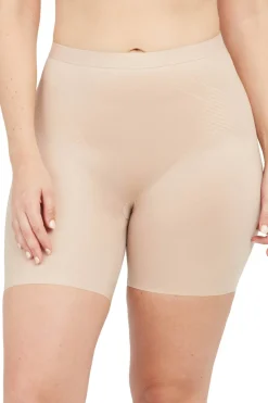 Spanx Faja pantalón moldeadora a la cintura con pierna corta nude Outlet