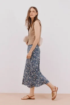 Cortefiel Falda capa estampada Multicolor Hot