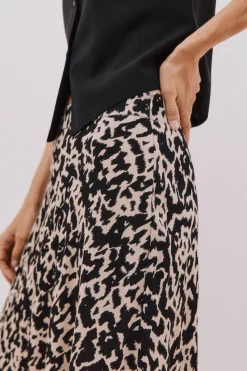 Cortefiel Falda capa estampada Estampado blanco New