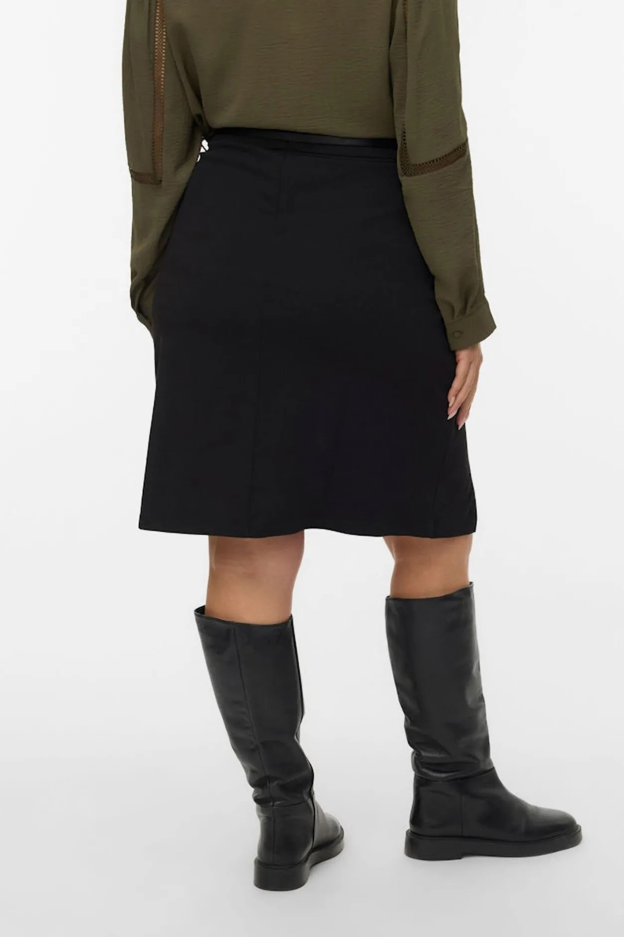 Vero Moda Curve Falda corta cinturón talla grande Negro New