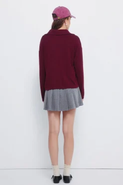 Springfield Falda corta tablas gris Clearance