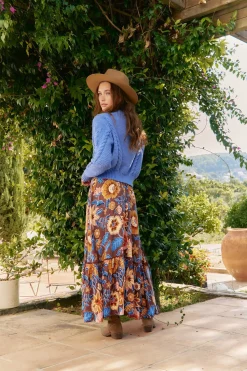 Jaase Falda daphne estampado tierra Multicolor Outlet