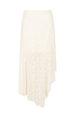 Slowlove Falda de encaje Blanco Online