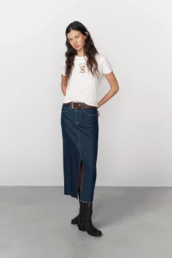 High Spirits Falda Denara azul Clearance