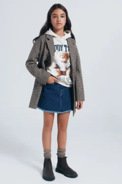 Springfield Kids Falda denim niña azul Hot