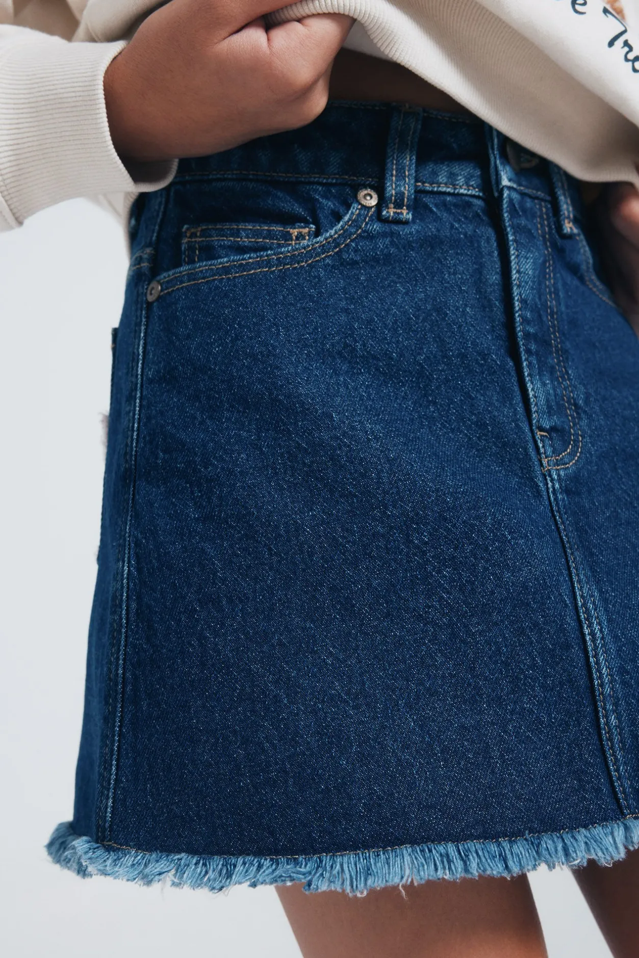 Springfield Kids Falda denim niña azul Hot