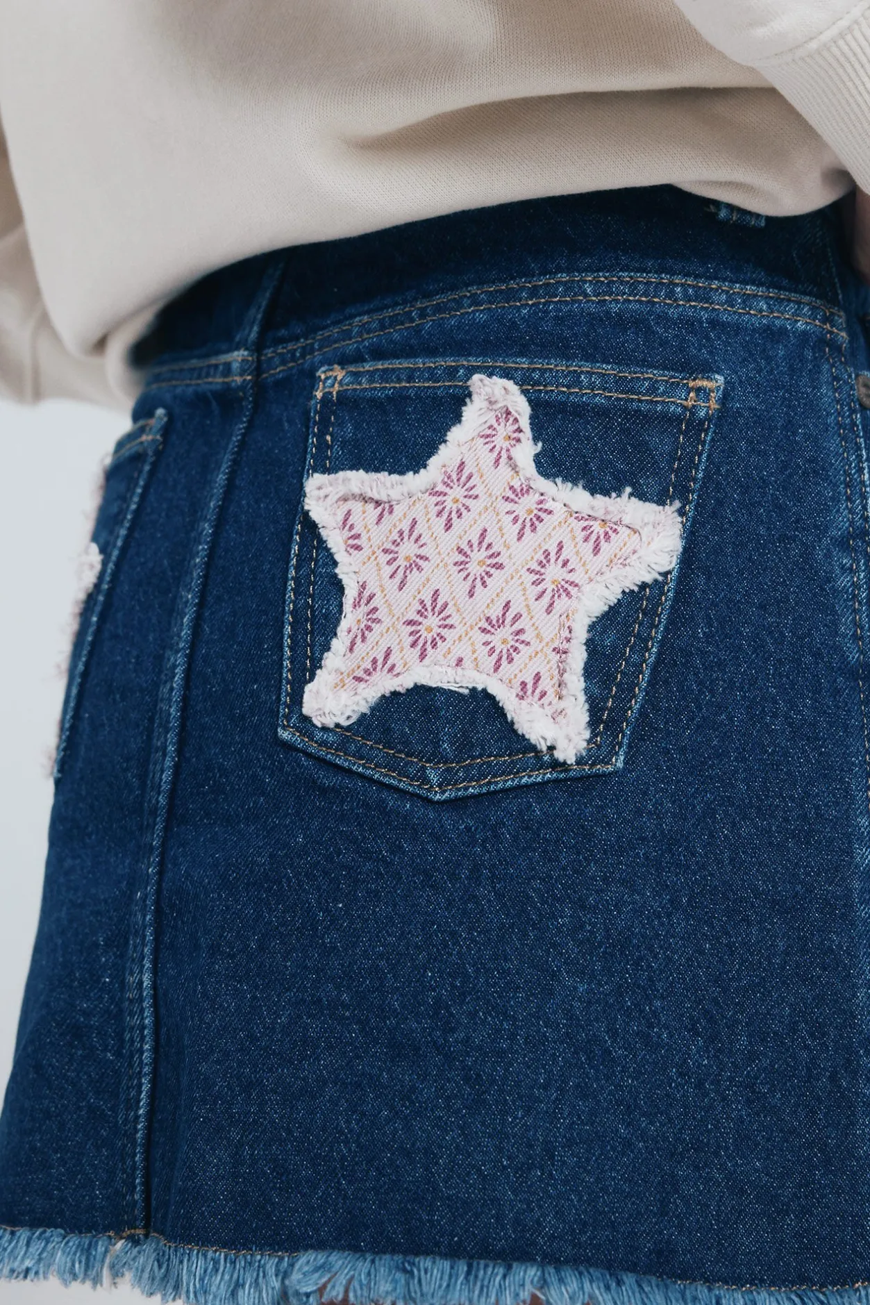 Springfield Kids Falda denim niña azul Hot
