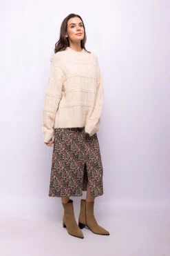 Object Falda estampada jacquard Multicolor Best