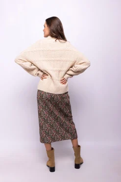 Object Falda estampada jacquard Multicolor Best