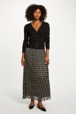 Morgan Falda larga plisada Multicolor Best