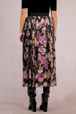 Molly Bracken Falda larga plisada con estampado Multicolor Sale