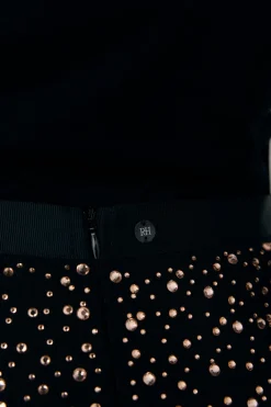 Pedro del Hierro Falda lápiz tejido fantasía Negro Clearance