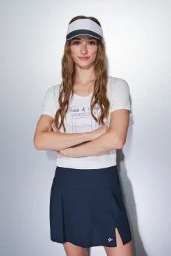 Dash and Stars Falda microfibra malla interior azul Hot